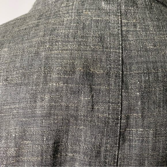 Theory Women’s Gray 100% Linen Three Button Blazer Jacket Size 2 - Picture 10 of 16